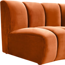 Load image into Gallery viewer, Infinity Cognac Velvet 4pc. Modular Sectional
