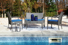 Load image into Gallery viewer, Alina Outdoor Love/Chairs/Table Set (Set of 4)