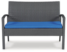 Load image into Gallery viewer, Alina Outdoor Love/Chairs/Table Set (Set of 4)