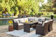 Load image into Gallery viewer, Easy Isle Easy Isle Nuvella 3 Piece Sectional with Coffee Table and 2 Lounge Chairs