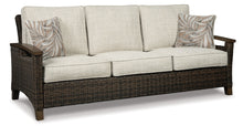 Load image into Gallery viewer, Paradise Trail Outdoor Sofa, Lounge Chairs and Fire Pit Table