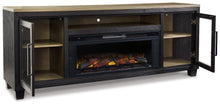 Load image into Gallery viewer, Foyland 83" TV Stand with Electric Fireplace