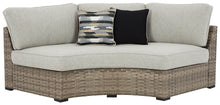 Load image into Gallery viewer, Calworth - Curved Loveseat With Cushion image