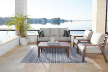 Load image into Gallery viewer, Emmeline Outdoor Sofa and 2 Chairs with Coffee Table image