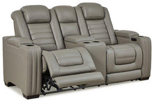 Load image into Gallery viewer, Backtrack Gray Power Reclining Loveseat image