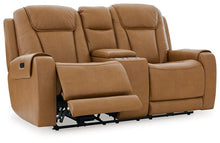 Load image into Gallery viewer, Card Player Cappuccino Power Reclining Loveseat image