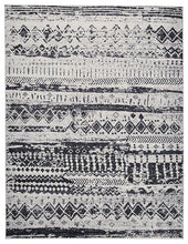 Load image into Gallery viewer, Devman Black/Cream/Gray 5'2" x 6'10" Rug image