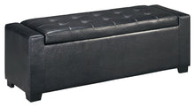 Load image into Gallery viewer, Benches - Upholstered Storage Bench - Faux Leather image