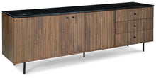 Load image into Gallery viewer, Barnford Brown/Black Accent Cabinet image