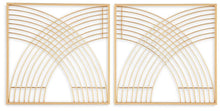Load image into Gallery viewer, Dalkins Gold Finish Wall Decor (Set of 2) image
