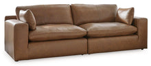 Load image into Gallery viewer, Emilia Caramel 2-Piece Sectional Loveseat image