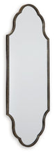 Load image into Gallery viewer, Hallgate Antique Gold Finish Accent Mirror image