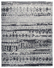 Load image into Gallery viewer, Devman Black/Cream/Gray 7'7" x 9'11" Rug image
