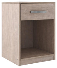 Load image into Gallery viewer, Flannia - Gray - One Drawer Night Stand image