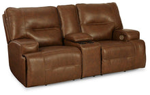 Load image into Gallery viewer, Francesca Auburn Power Reclining Loveseat with Console image