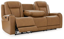 Load image into Gallery viewer, Card Player Cappuccino Power Reclining Sofa image