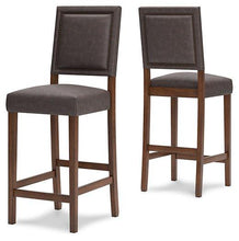 Load image into Gallery viewer, Benmara Grayish Brown/Brown Bar Height Bar Stool image