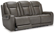 Load image into Gallery viewer, Card Player Smoke Power Reclining Sofa image