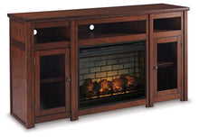 Load image into Gallery viewer, Harpan 72" TV Stand with Electric Fireplace image