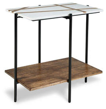 Load image into Gallery viewer, Braxmore White/Light Brown Accent Table image