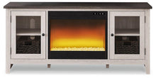 Load image into Gallery viewer, Dorrinson 60" TV Stand with Electric Fireplace image