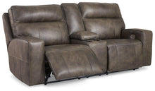 Load image into Gallery viewer, Game Plan Concrete Power Reclining Loveseat image