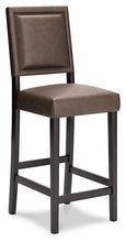 Load image into Gallery viewer, Benmara Brown/Dark Brown Bar Height Bar Stool image