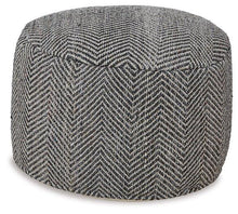 Load image into Gallery viewer, Dordie Taupe/Charcoal Pouf image