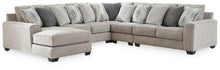 Load image into Gallery viewer, Ardsley Pewter 5-Piece Sectional with Chaise image