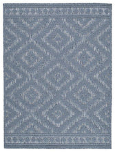 Load image into Gallery viewer, Finnwell Blue 5'3" x 7' Rug image