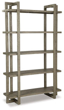 Load image into Gallery viewer, Bergton Distressed Gray Bookcase image