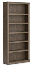 Load image into Gallery viewer, Janismore Weathered Gray Large Bookcase image