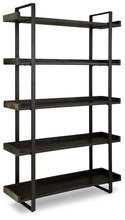 Load image into Gallery viewer, Kevmart Grayish Brown/Black Bookcase image