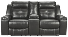 Load image into Gallery viewer, Kempten - Dbl Rec Loveseat W/console image