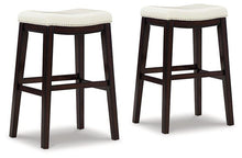 Load image into Gallery viewer, Lemante Ivory/Brown Bar Height Bar Stool (Set of 2) image