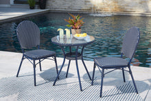Load image into Gallery viewer, Odyssey Blue Outdoor Table and Chairs (Set of 3) image