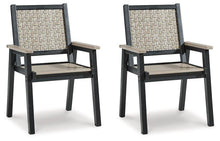 Load image into Gallery viewer, Mount Valley Driftwood/Black Arm Chair (set Of 2) image