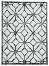 Load image into Gallery viewer, Reidland Black/Cream/Gray 5'3" x 7'3" Rug image