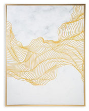 Load image into Gallery viewer, Richburgh White/Gold Finish Wall Art image