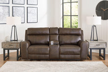 Load image into Gallery viewer, Roman Power Reclining Loveseat with Console image