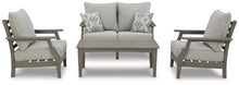 Load image into Gallery viewer, Visola 4-Piece Outdoor Loveseat Conversation Set image