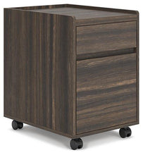 Load image into Gallery viewer, Zendex Dark Brown File Cabinet image