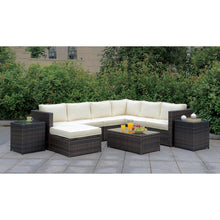 Load image into Gallery viewer, Ilona Brown/Beige U-Sectional + Coffee Table + 2 End Table image