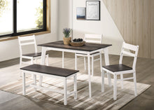 Load image into Gallery viewer, DEBBIE 5 Pc. Dining Table Set w/ Bench image