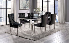Load image into Gallery viewer, NEUVEVILLE 7 Pc. Dining Table Set, Black Chairs image