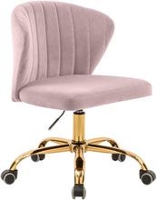 Load image into Gallery viewer, Finley Pink Velvet Office Chair image