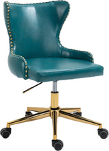 Load image into Gallery viewer, Hendrix Blue Faux Leather Office Chair image