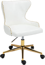 Load image into Gallery viewer, Hendrix White Faux Leather Office Chair image