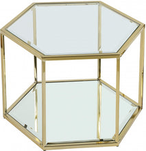 Load image into Gallery viewer, Sei Brushed Gold Coffee Table image
