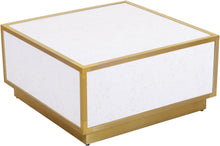 Load image into Gallery viewer, Glitz White Faux Marble Coffee Table image